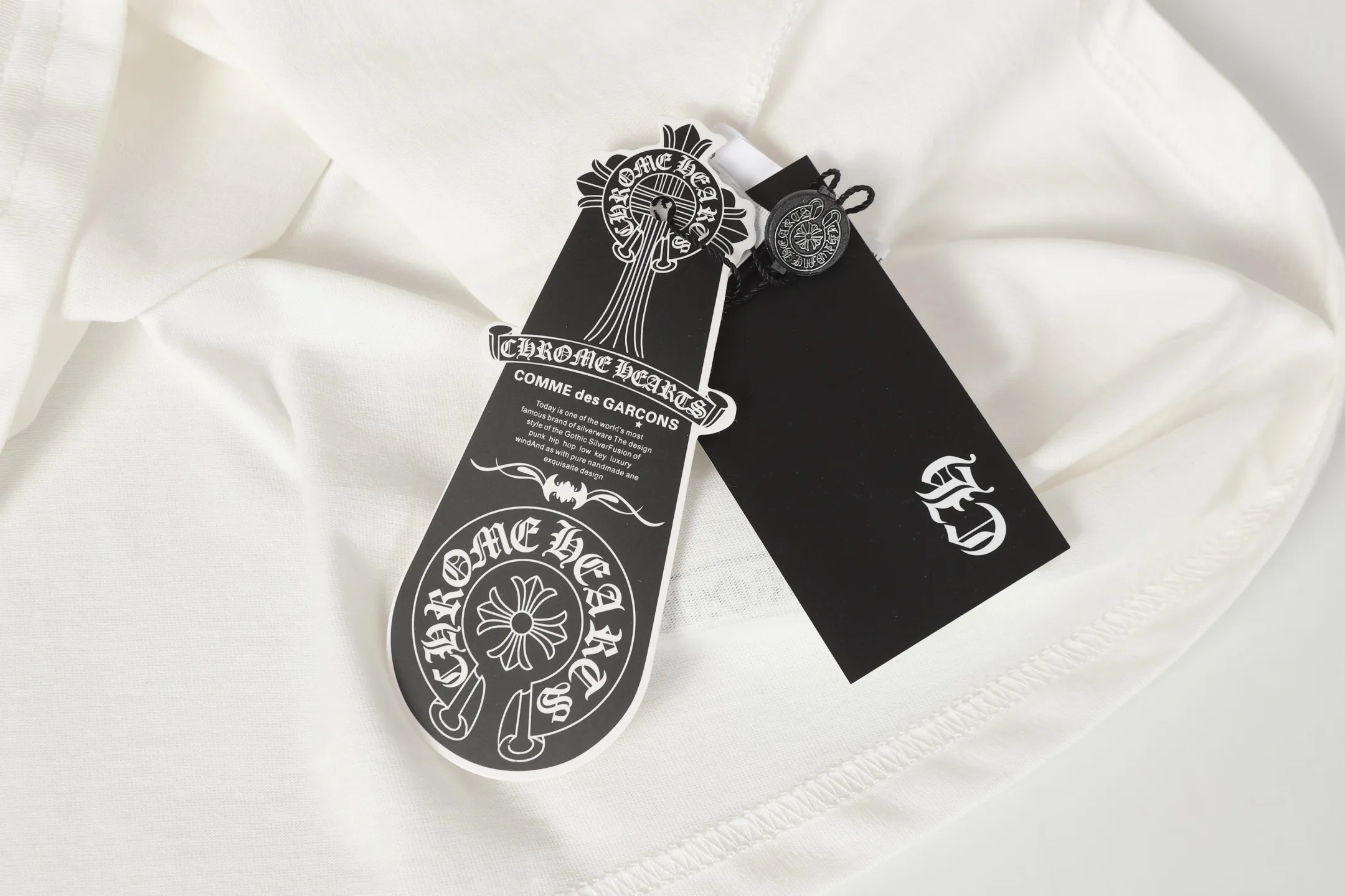 P150 Cross-border quantity model. Those who pursue quality, please do not place an order. -Chrome Hearts/Chrome Hearts 23ss Sanskrit sword🗡️Print popular long-sleeved T-shirt -High weight, high density and high quality. The wool is soft, delicate and skin-friendly. Soft and silky to the touch. Excellent warmth and skin-friendly properties. XL